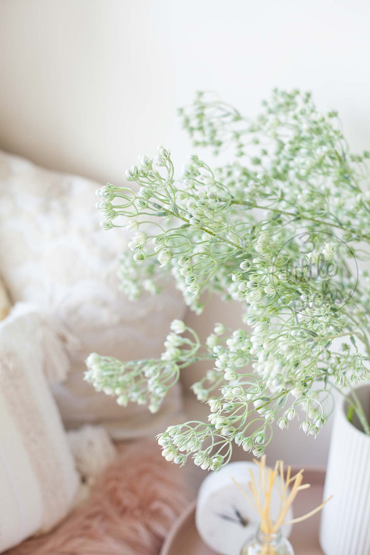 Starry Pastel Green Flowers, Decor, 3littlepicks - 3LittlePicks