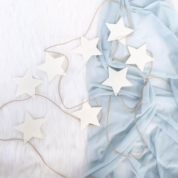 Star Garland Ivory, Decor, Spinkie - 3LittlePicks