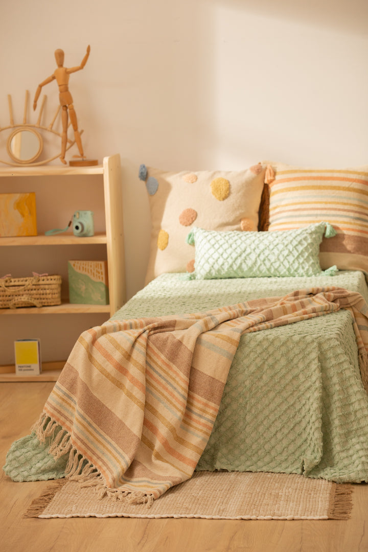 Royal Bedspread Pastel Turquoise