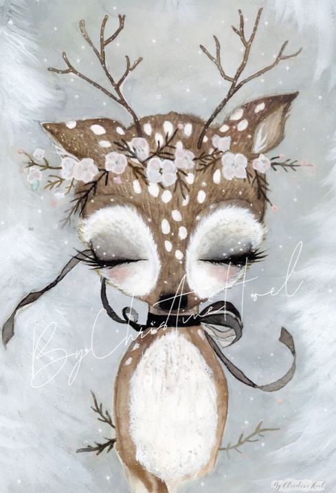 Fawn, Decor, By Christine Hoel - 3LittlePicks