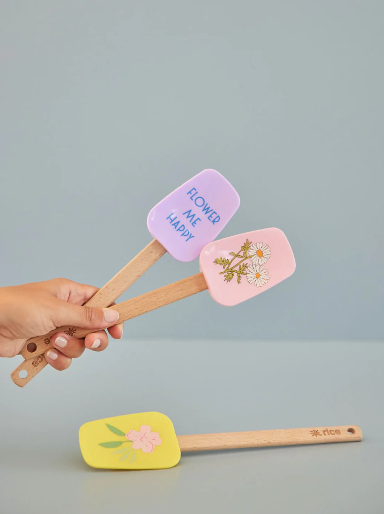 Flower Me Happy Silicone Scraper