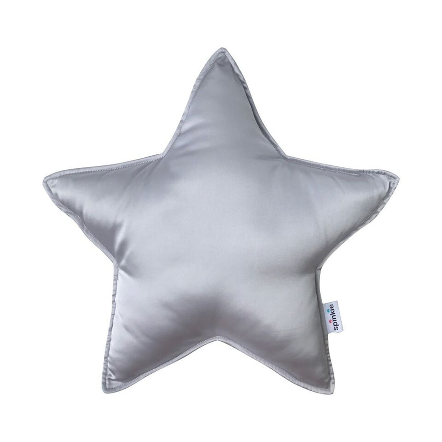 Charmeuse Star Pillow Silver, Cushion, Spinkie - 3LittlePicks