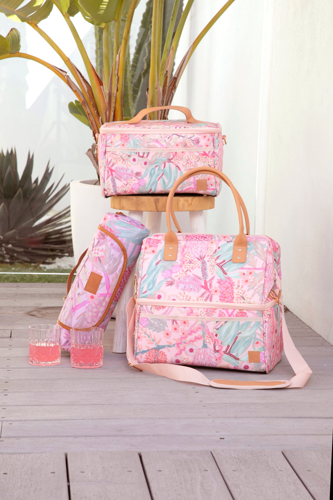 Blushing banksia Cooler Bag