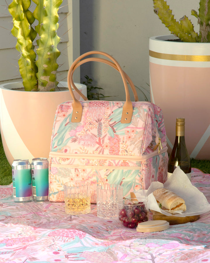Blushing banksia Cooler Bag