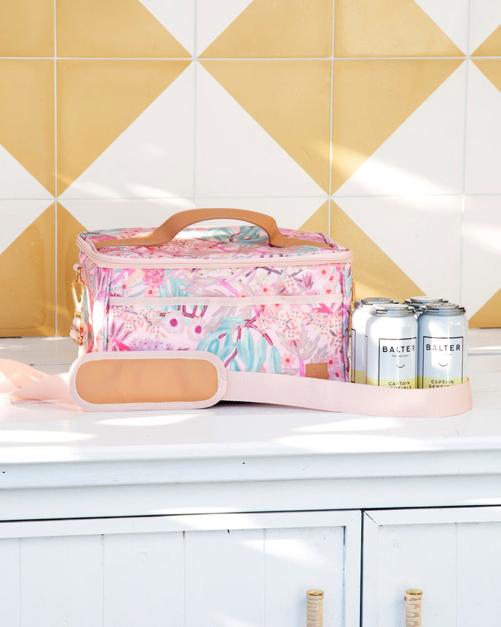 Blushing Banksia Midi Cooler Bag