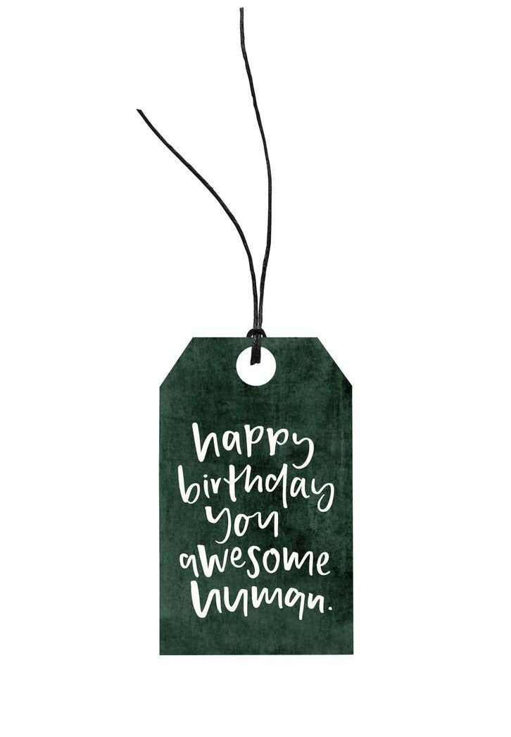 Happy Birthday Awesome Human, Stationary, Emma Kate Co. - 3LittlePicks