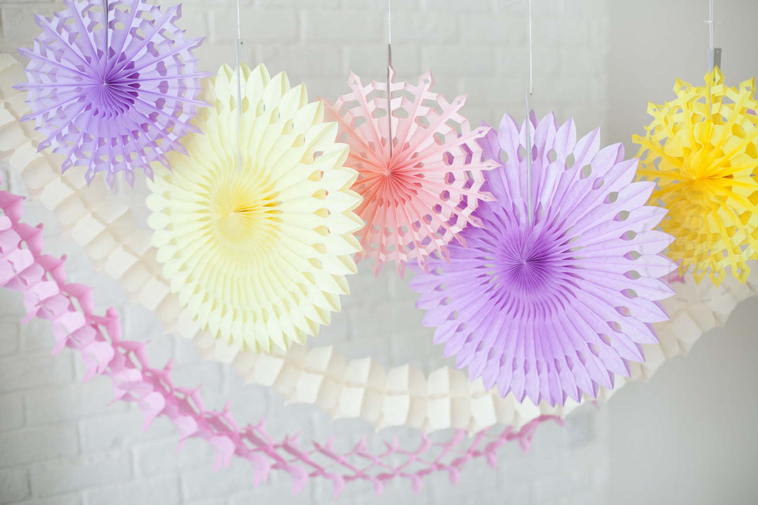 Frozen Snowflake Fan 30cm, Partyware, 3littlepicks - 3LittlePicks