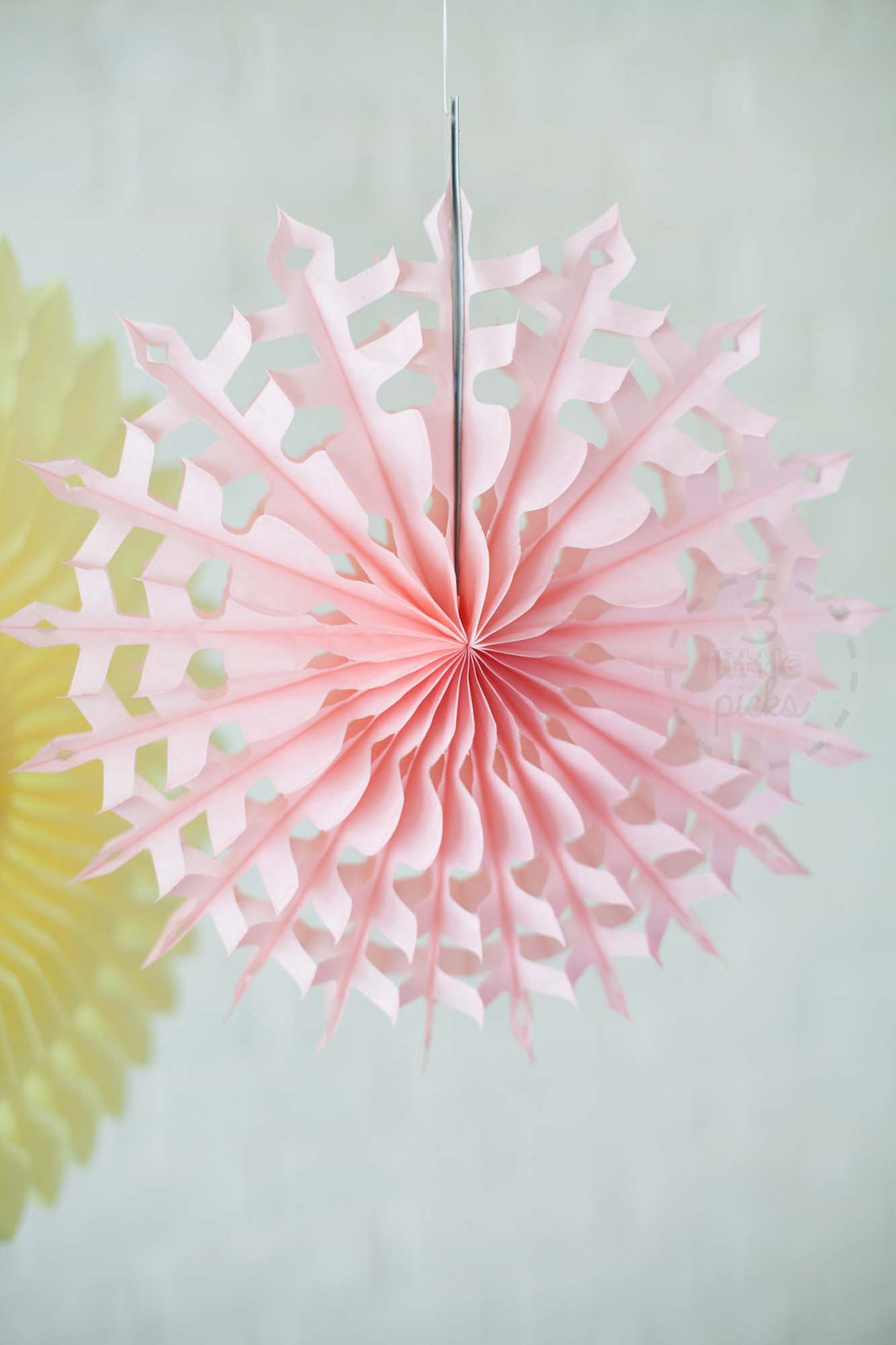 Frozen Snowflake Fan 30cm, Partyware, 3littlepicks - 3LittlePicks