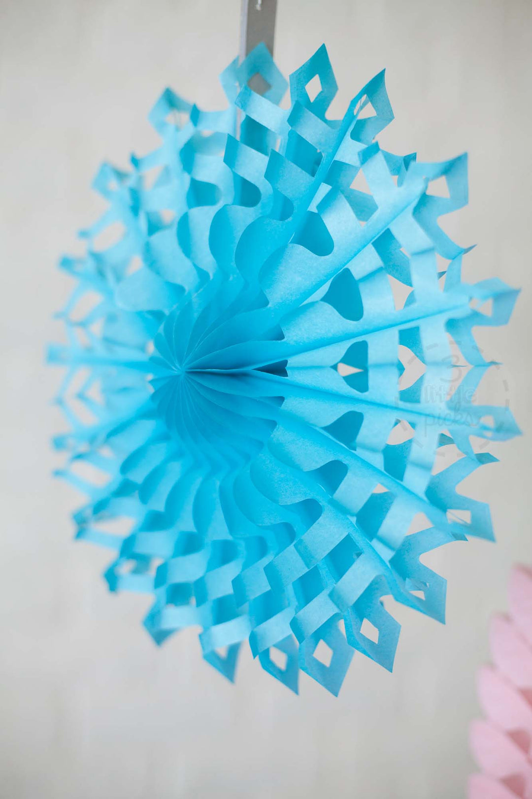 Frozen Snowflake Fan 30cm, Partyware, 3littlepicks - 3LittlePicks