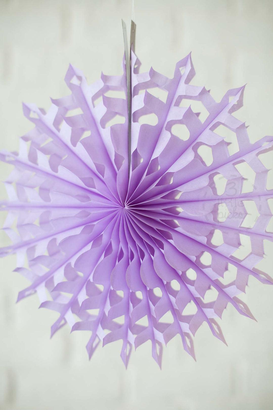 Frozen Snowflake Fan 30cm, Partyware, 3littlepicks - 3LittlePicks