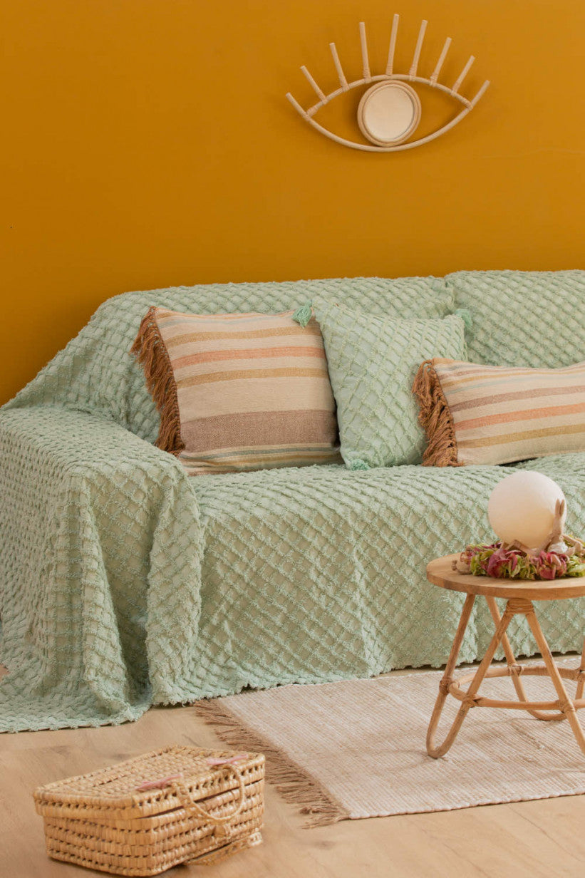 Royal Bedspread Pastel Turquoise