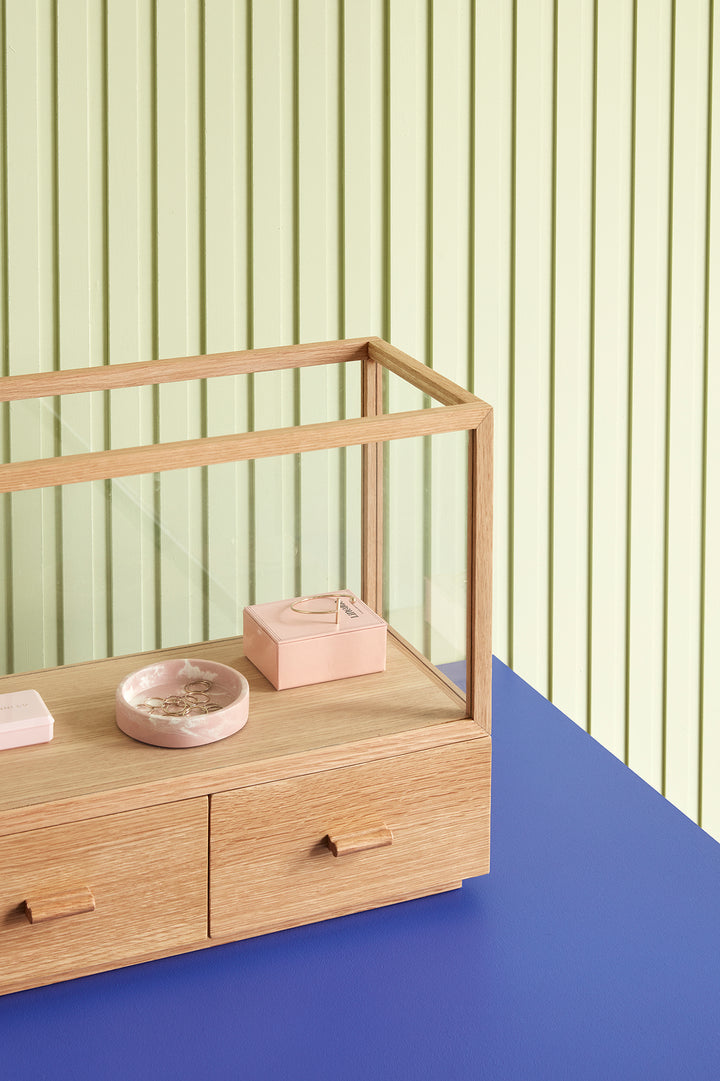 Uneven Ceramics Pink Trays With White Splash