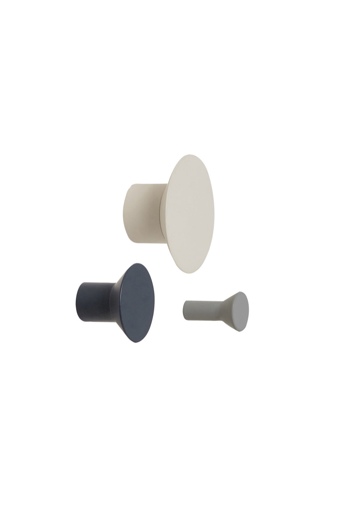 Shades of Grey Metal Knob Set