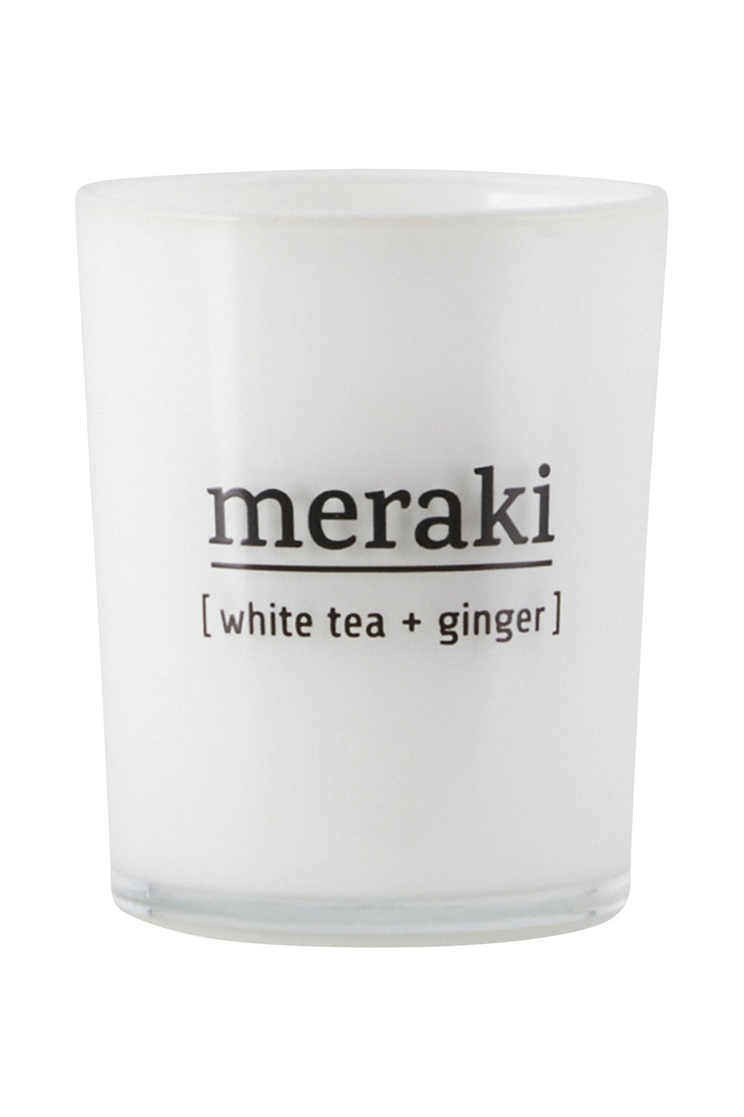 White Tea And Ginger Scented Candle, Lifestyle, Meraki - 3LittlePicks