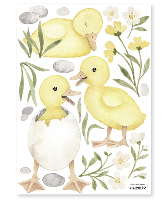 3 Big Duckings Vinyl Decal