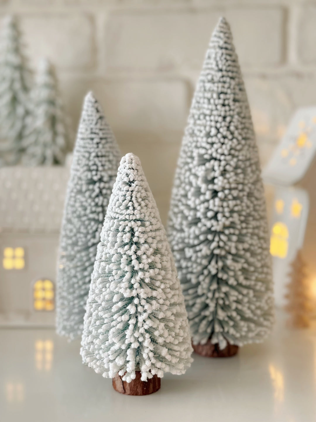 Snowfall Christmas Trees (set of 3)