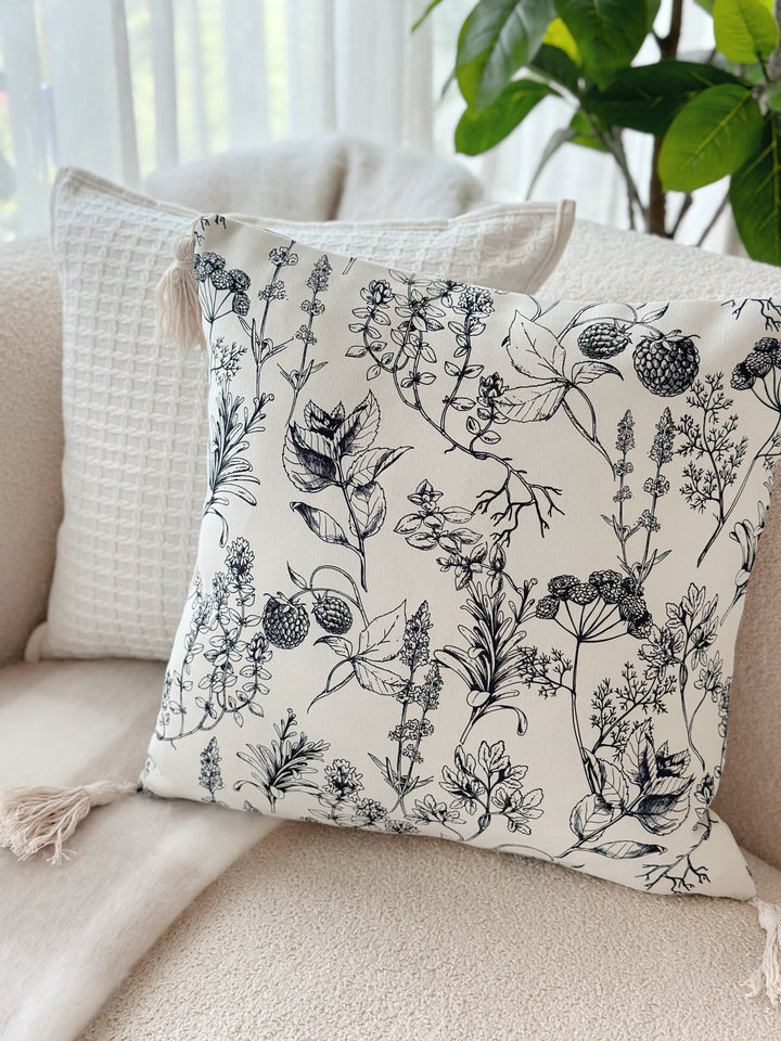 Botanical Sketch Cushion Cover