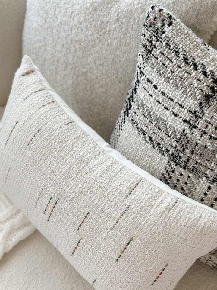 PRE-ORDER (8-12 Sept): Serene Stripes Woven Waist Cushion Cover