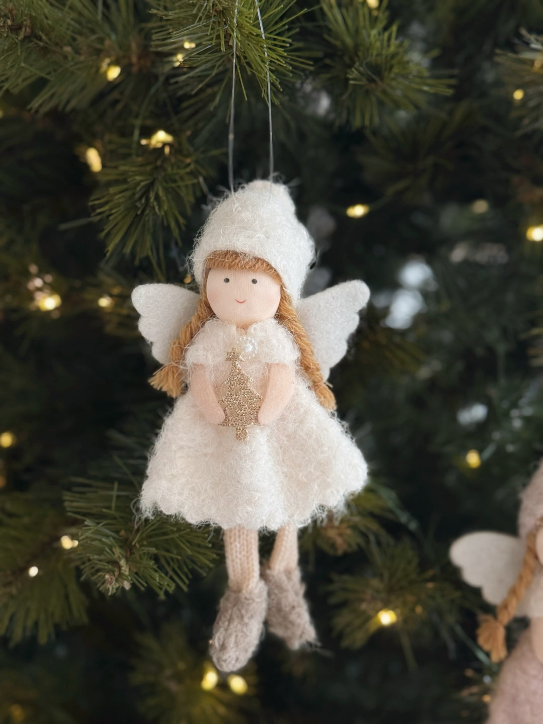Frosty Angel Ornament (2 colours)