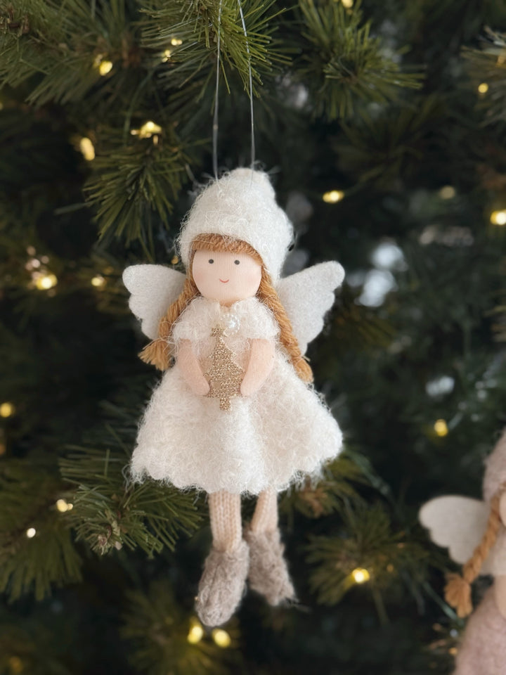 Frosty Angel Ornament (2 colours)