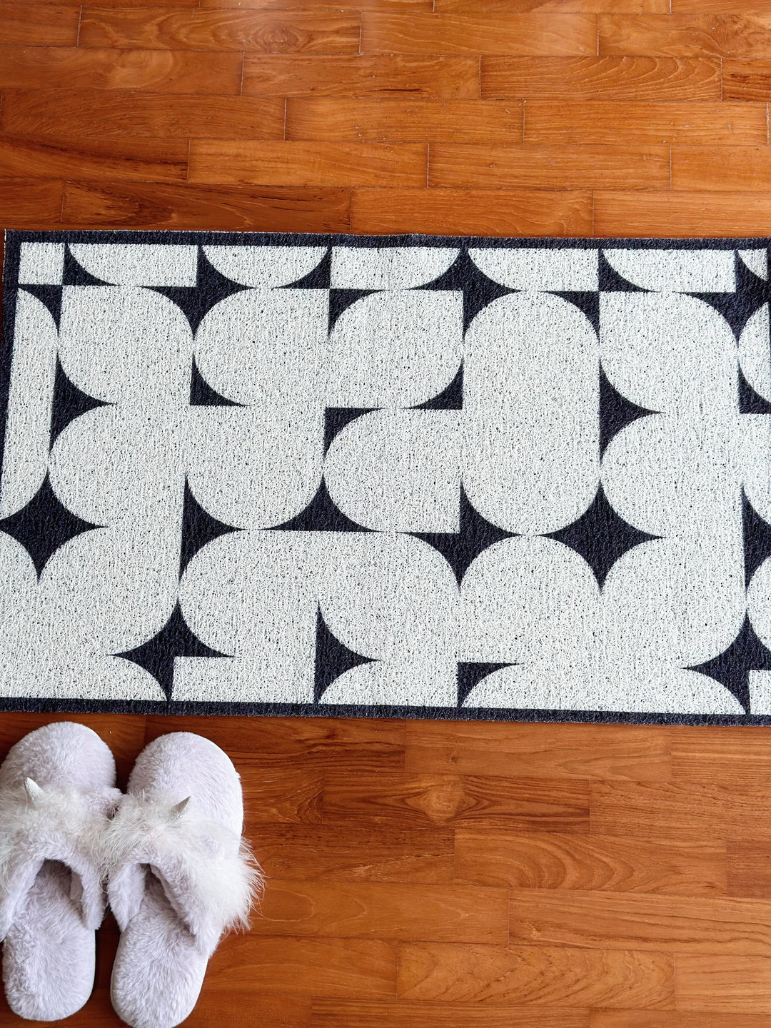 Geometric Bloom PVC Doormat