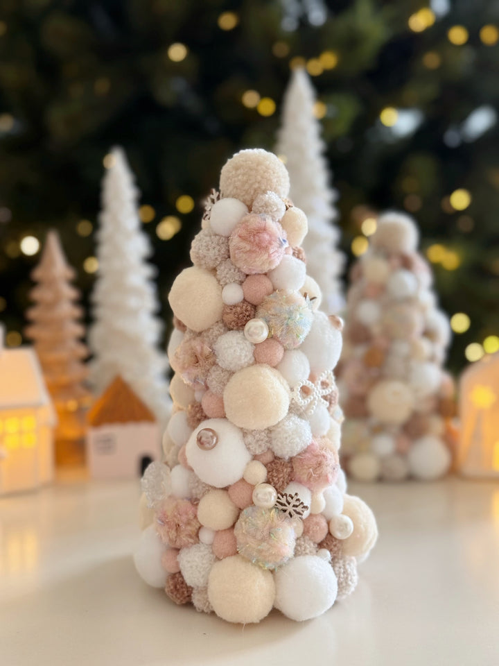 Sugarplum Dreams Handmade Pom Pom Tree (2 options)