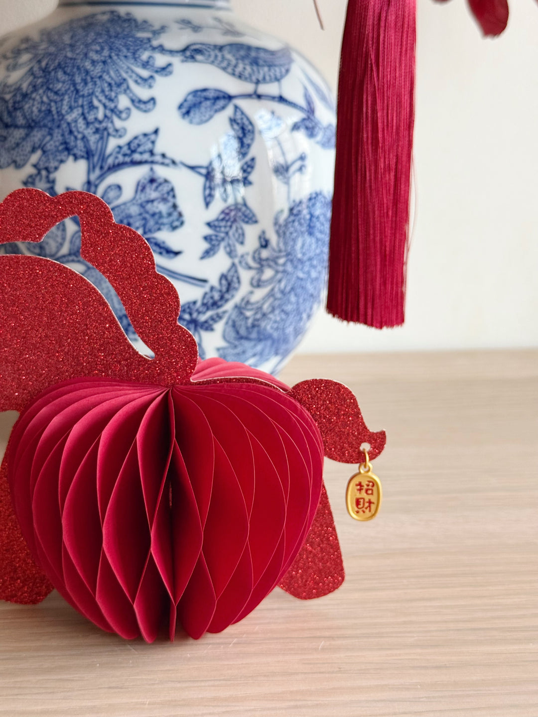 Gallop of Fortune Honeycomb Horse Decor