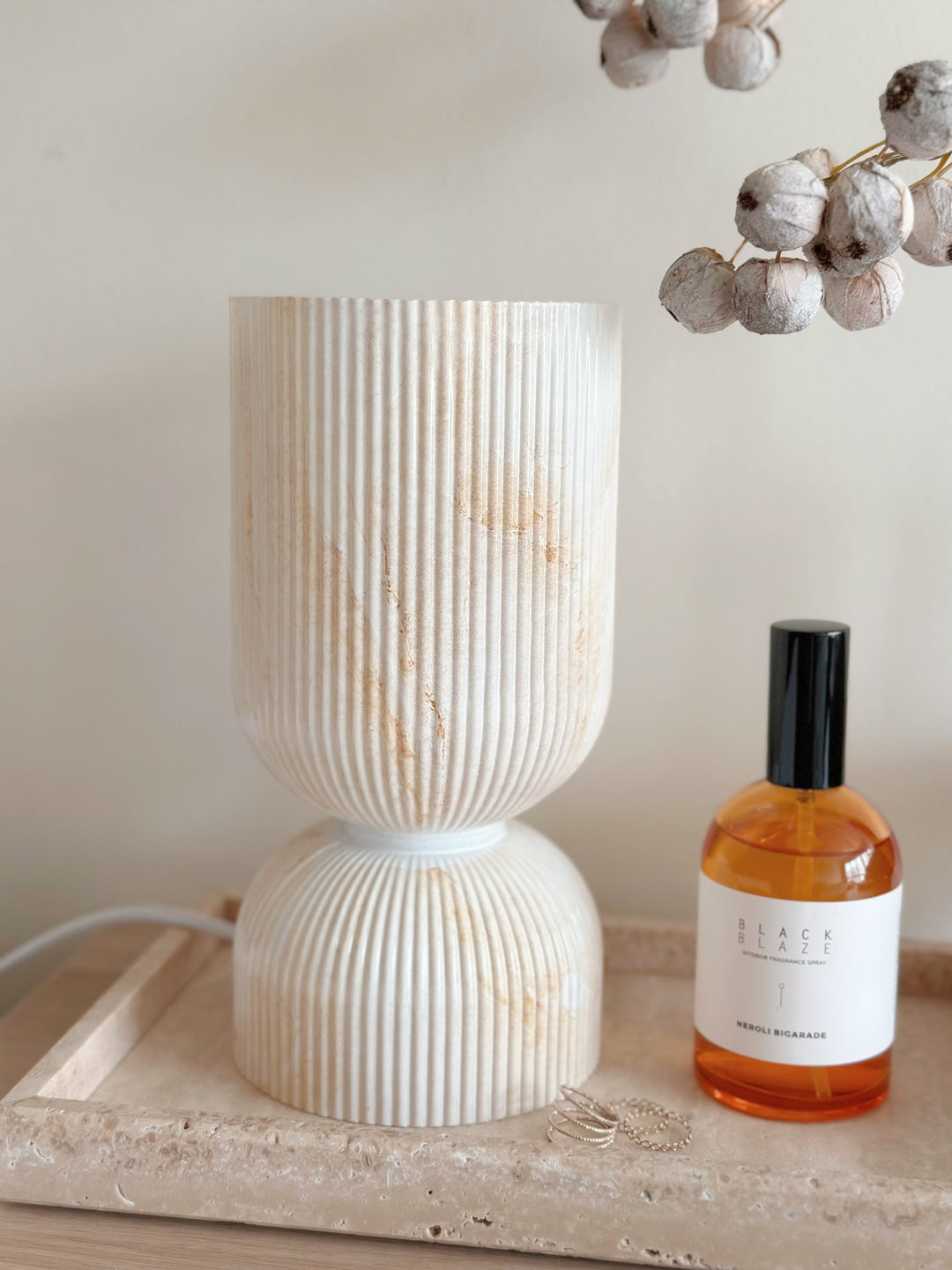 Amber Glow Table Lamp