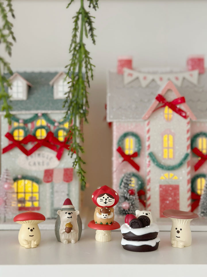 Whimsical Winter Woodland Figurine Set (set of 6)