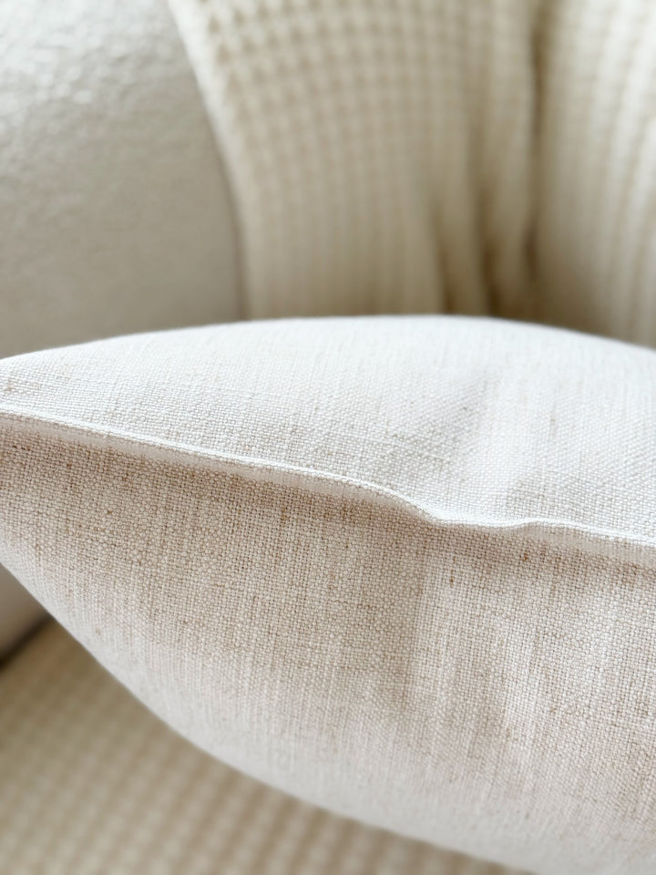Heirloom Fringe Linen Cushion Cover