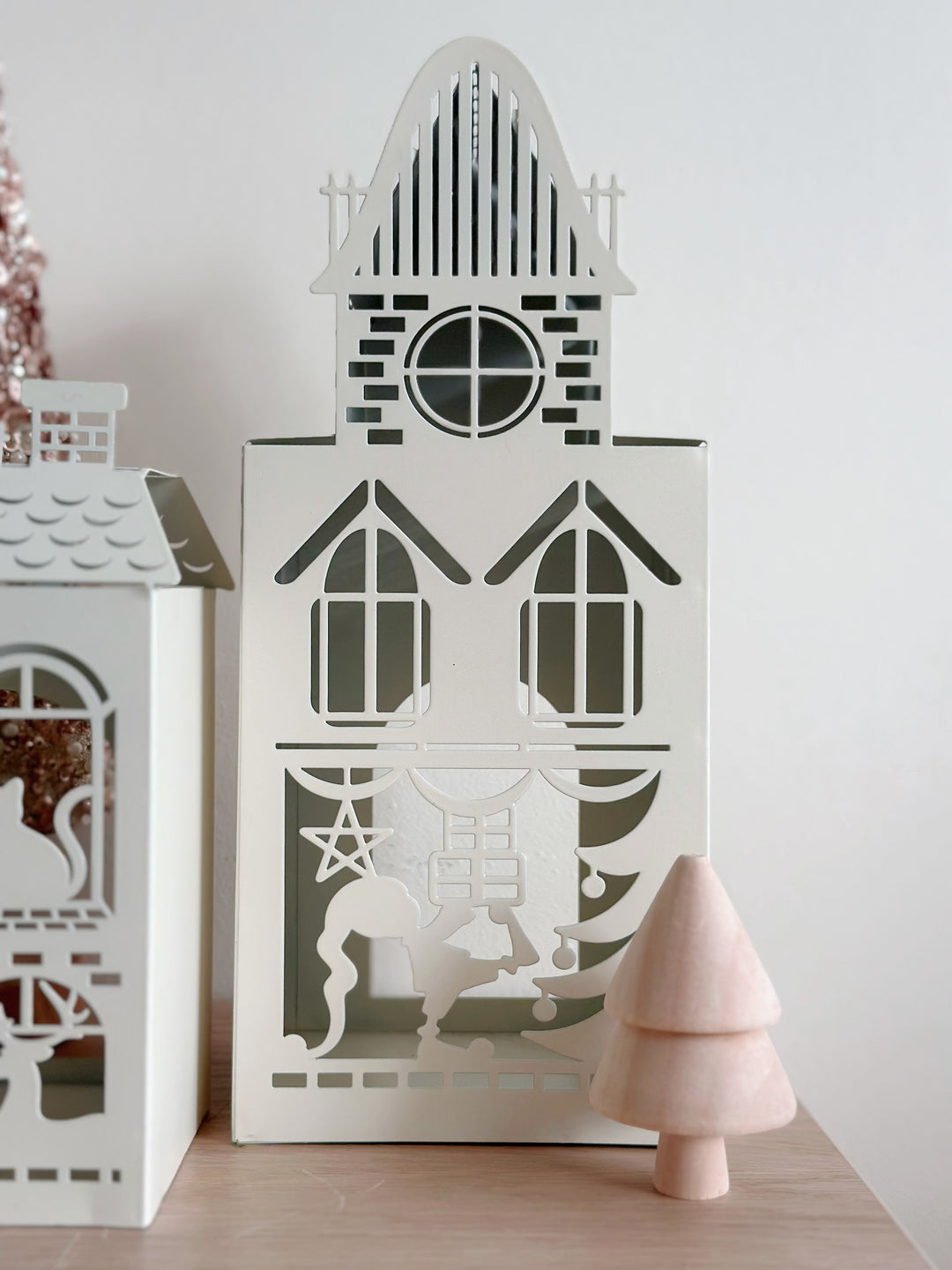 Whimsical Christmas Village Tealight Houses (4 options)