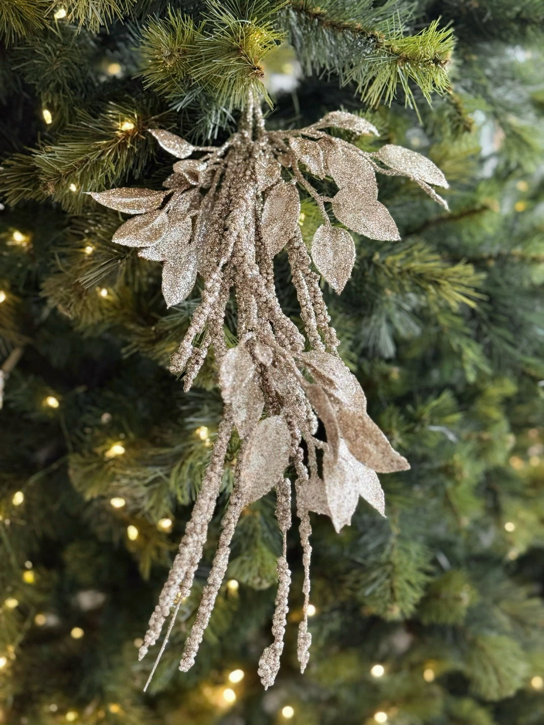 Champagne Frost Leaf Spray