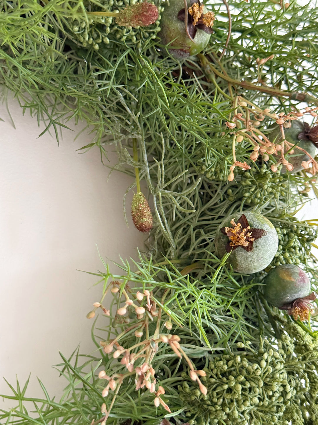Woodland Drift Crescent Wreath