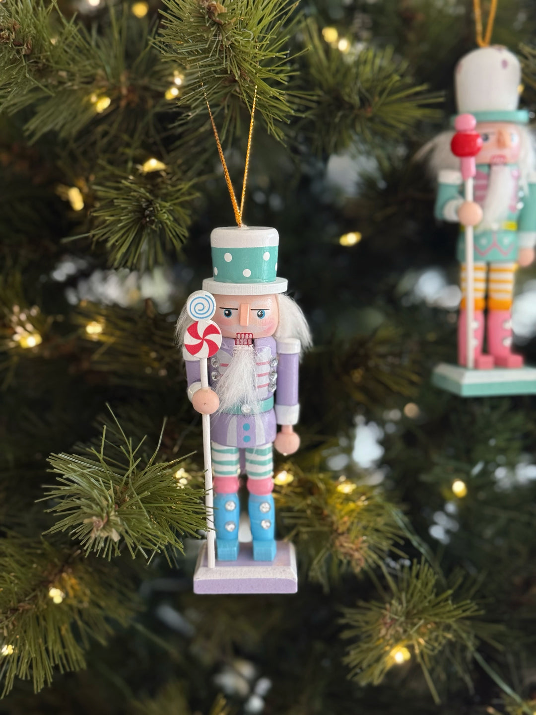 Candy Dream Nutcracker Ornaments (Set of 4)