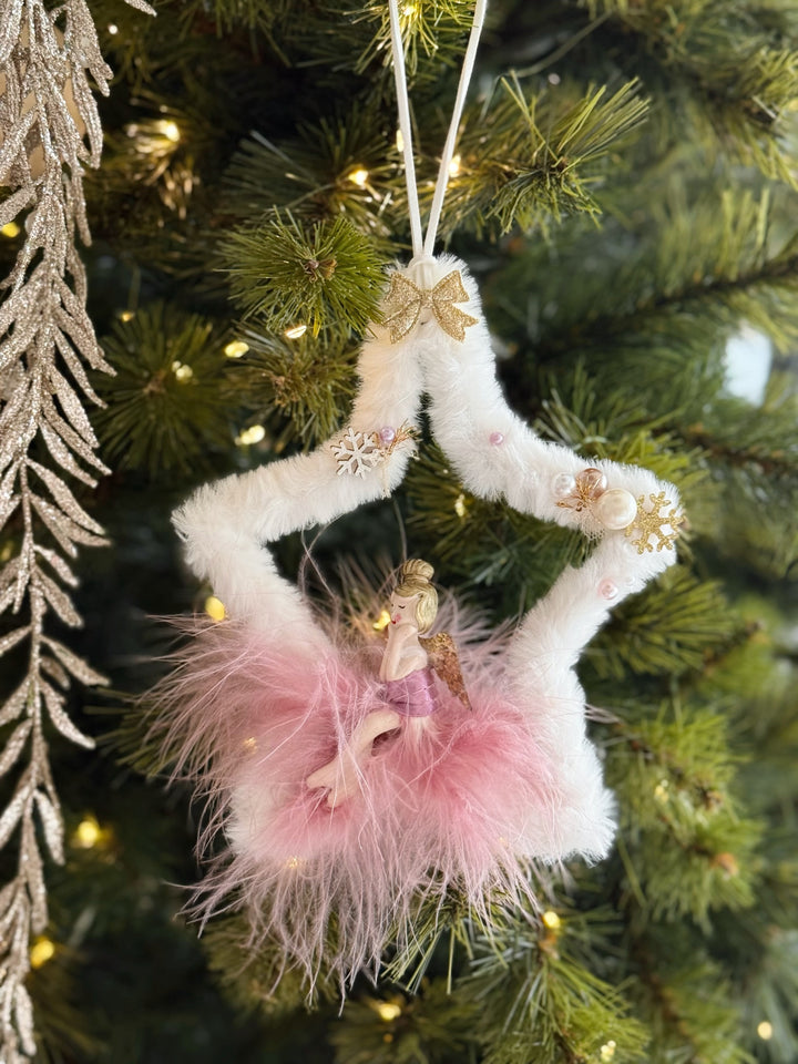 Blush Fairy Star Wreath