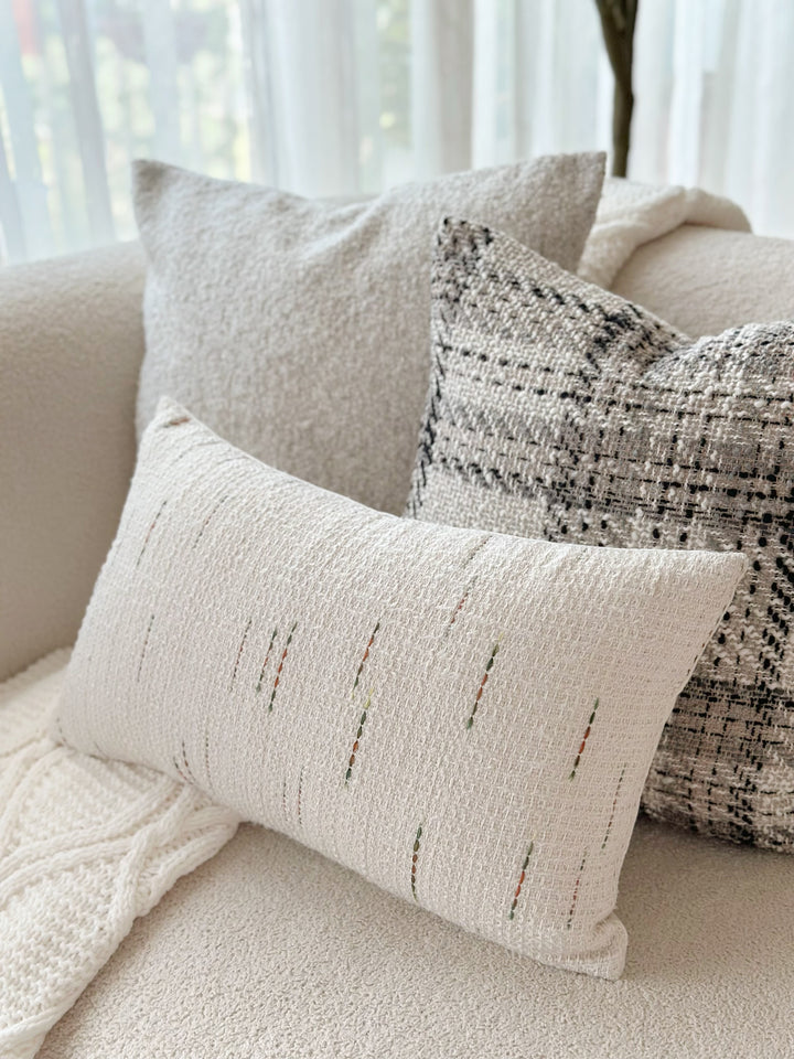 PRE-ORDER (8-12 Sept): Serene Stripes Woven Waist Cushion Cover