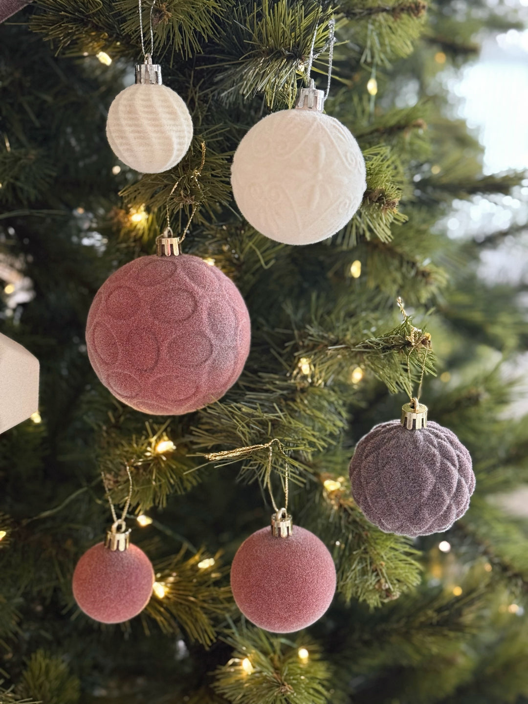 Velvet Plum Dreams Bauble Set (pack of 10)