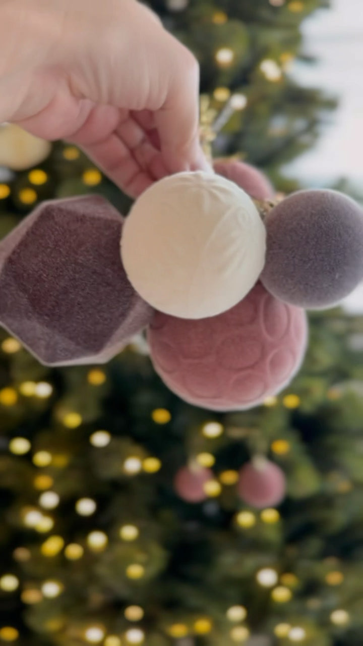Velvet Plum Dreams Bauble Set (pack of 10)