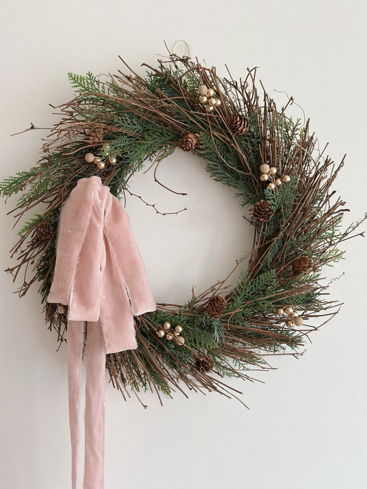 Velvet Pine Aura Wreath