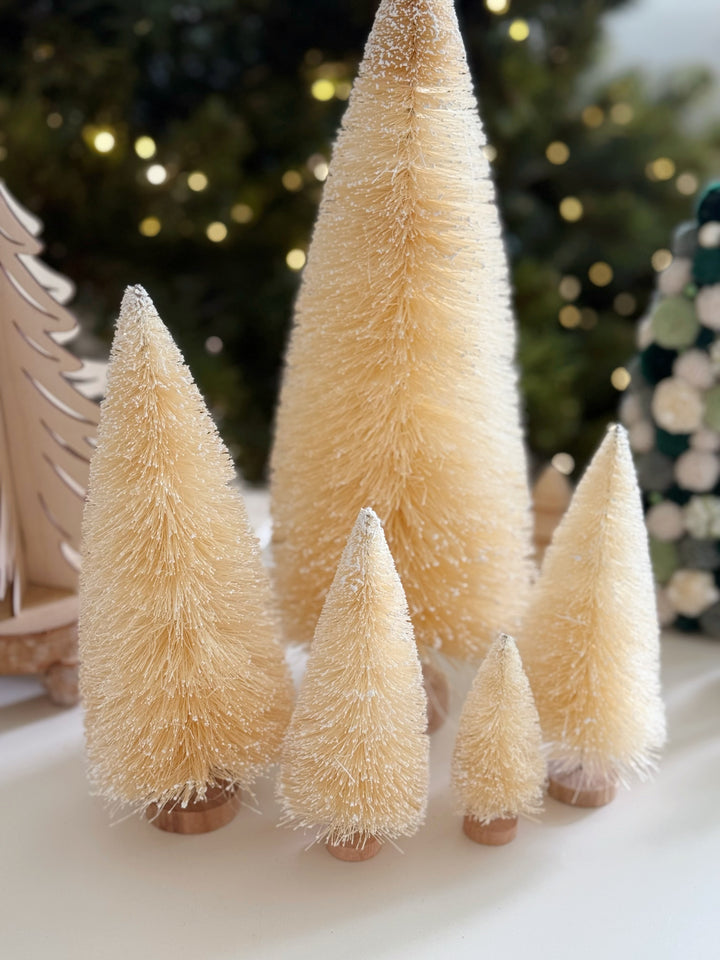 Vanilla Frost Mini Trees (set of 5)