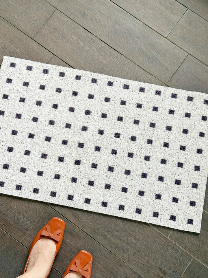 Mono Squares Door Mat