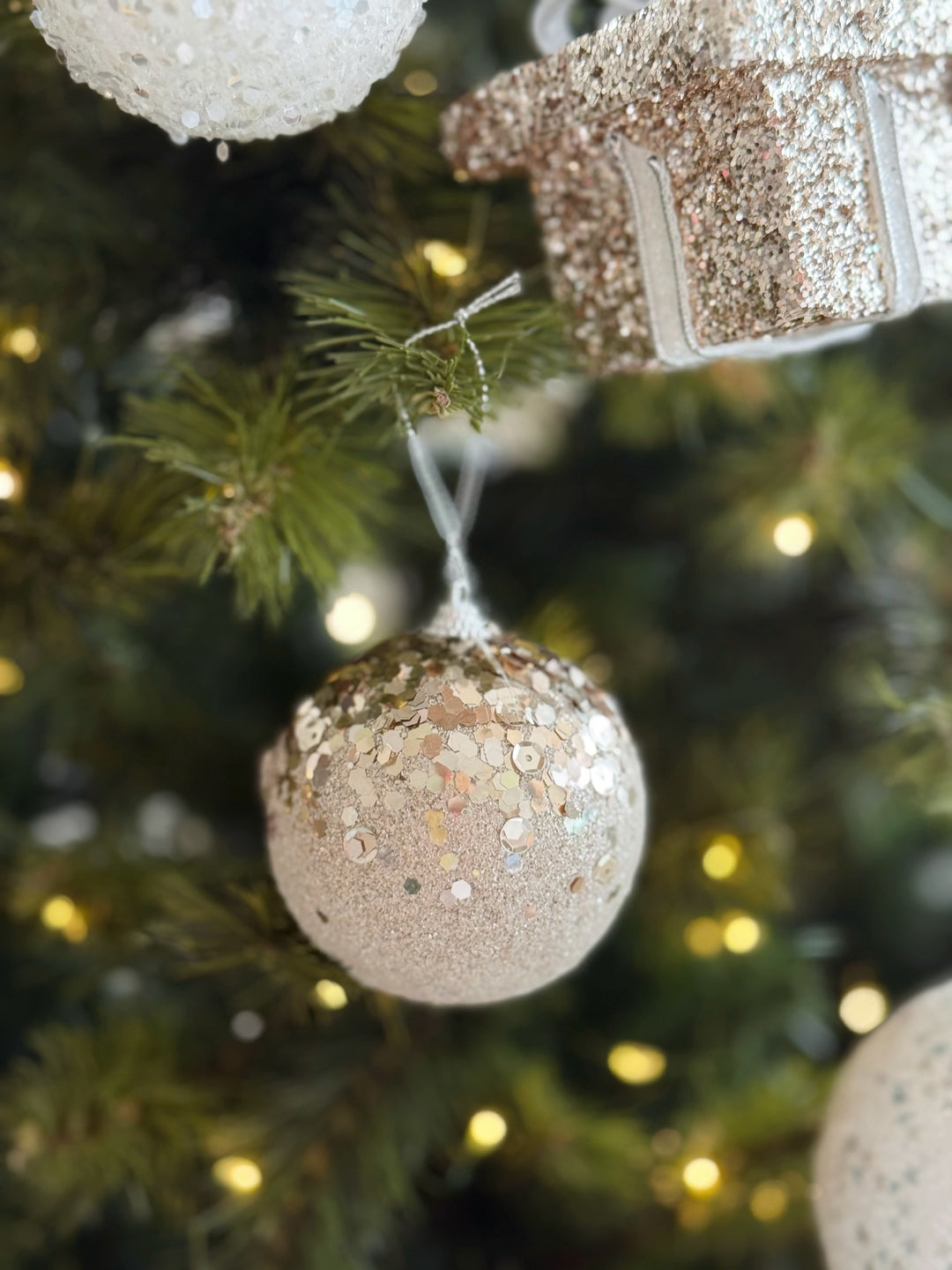 Golden Whisper Ornament Set (set of 8)