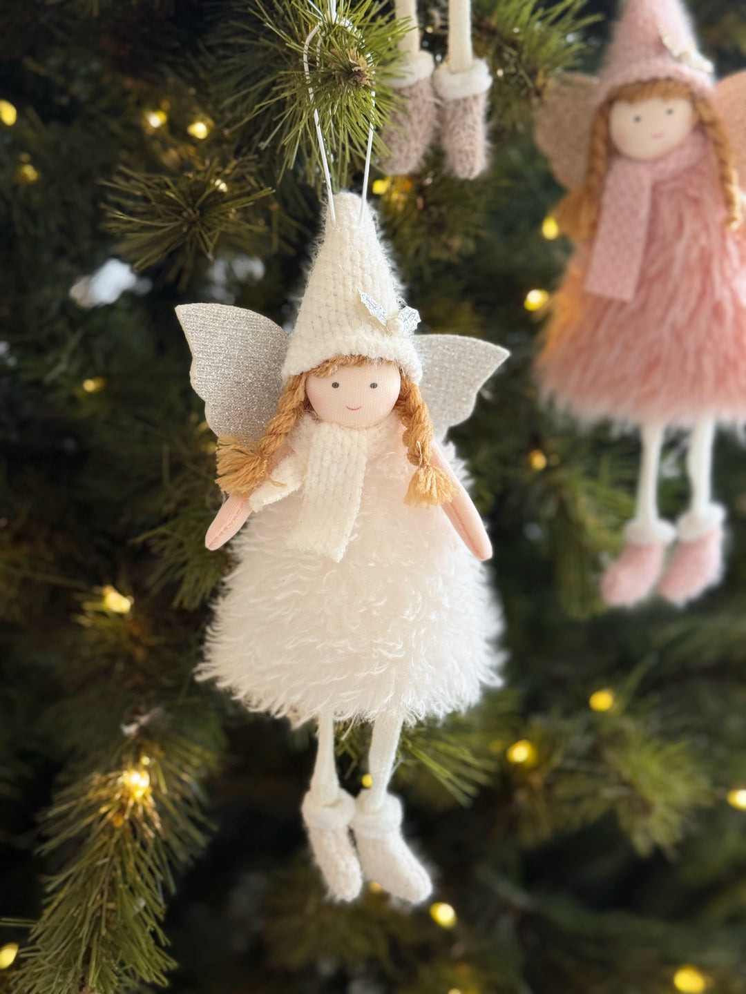 PRE-ORDER (23-28 Oct): Cosy Scarf Fairy Hanging Ornament (3 colours)