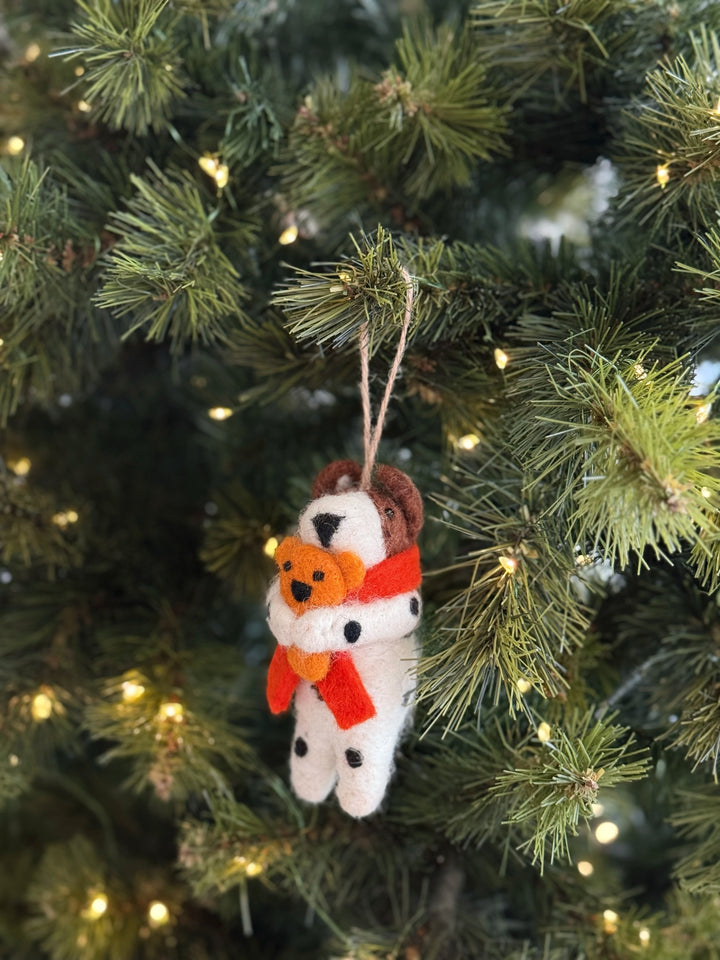 Cuddly Pals Dalmatian Felt Ornament