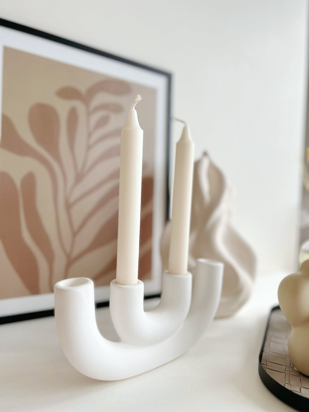 Curve Quadra Candle Stick Holder