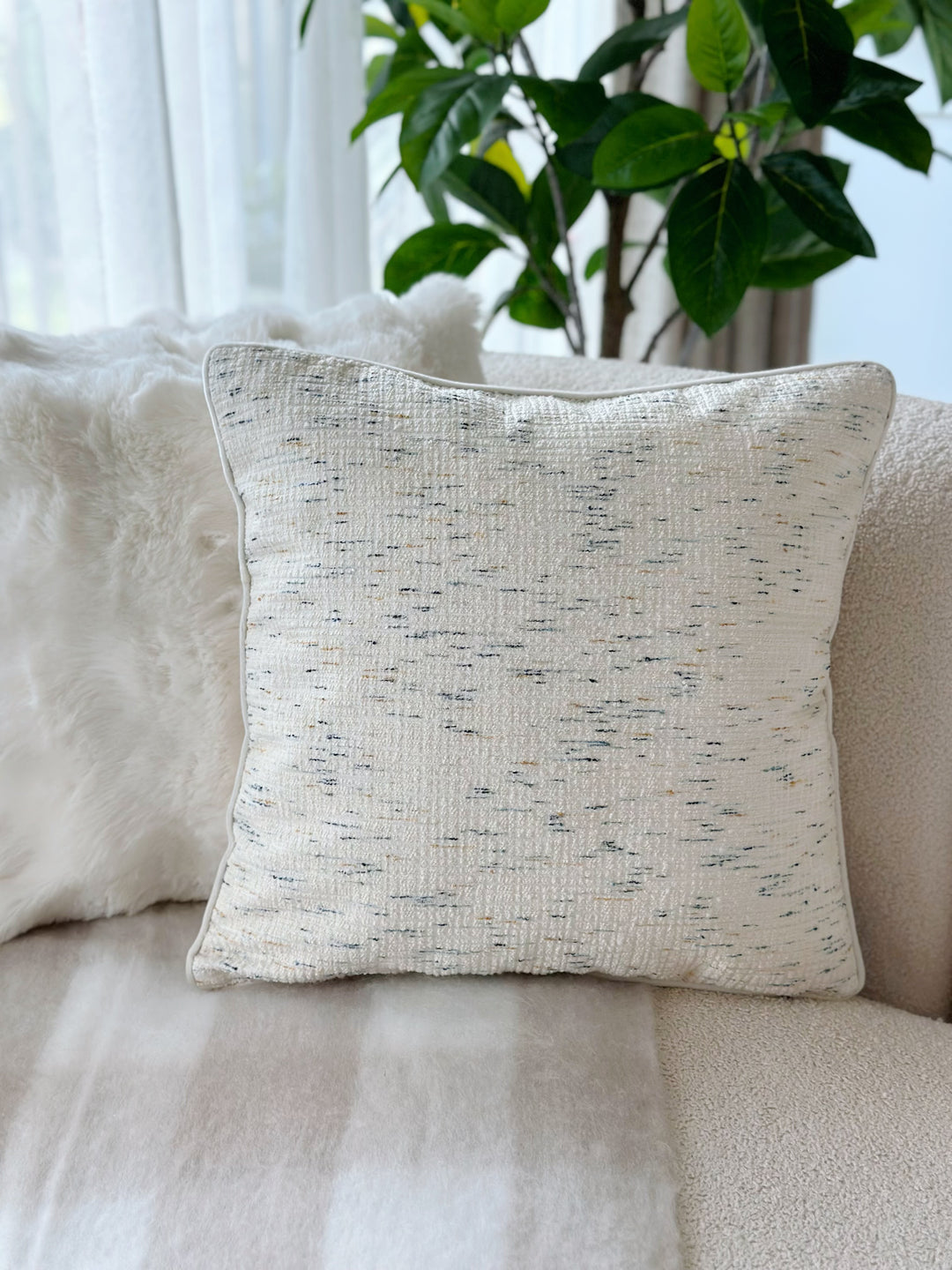 Dotted Serenity Cushion Cover