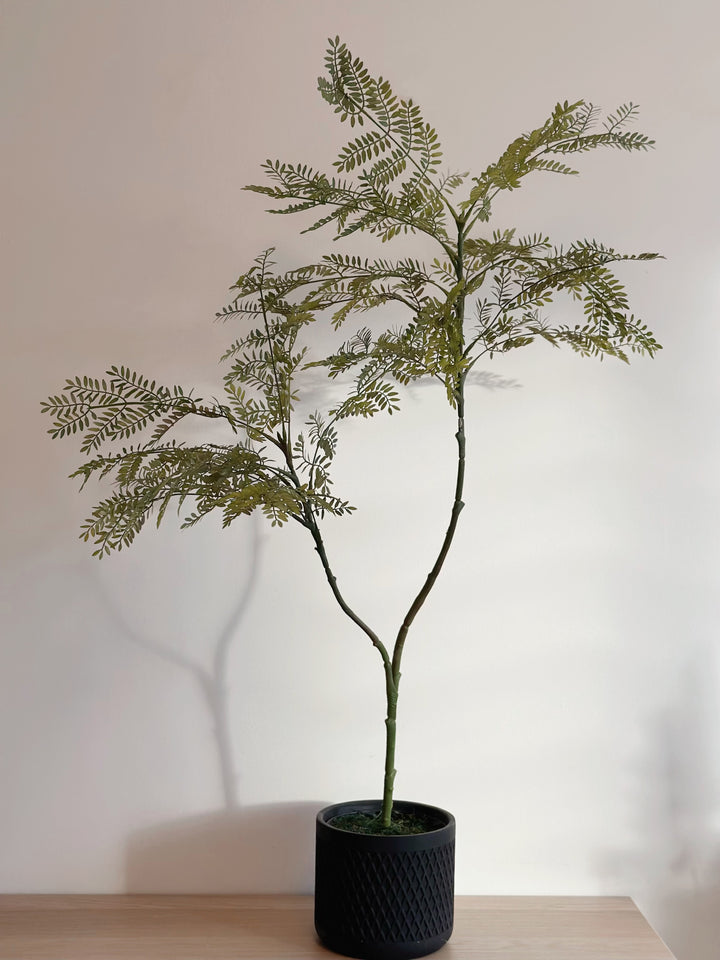 Potted Faux Jacaranda Mimosifolia Tree 1m