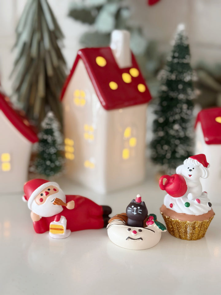 Christmas Sweet Treats Mini Figurine Set (Set of 5)