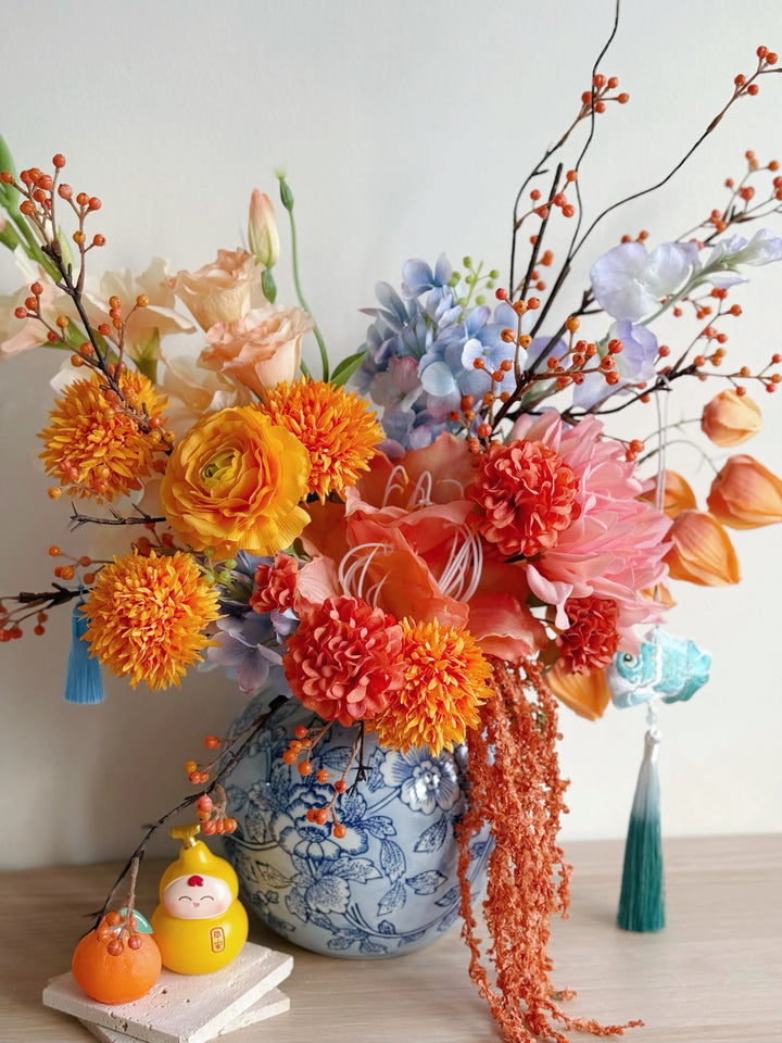 Prosperous Radiance in the Vase (1-sided) - 3LittlePicks