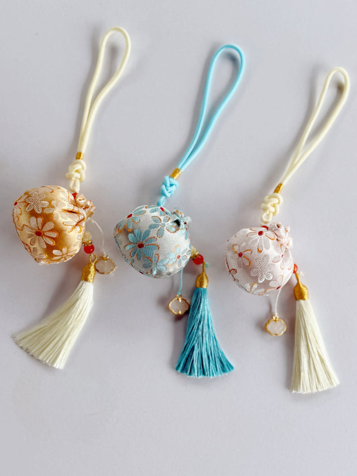 Herbal Blessing Sachet Tassel Charm (3 colours)